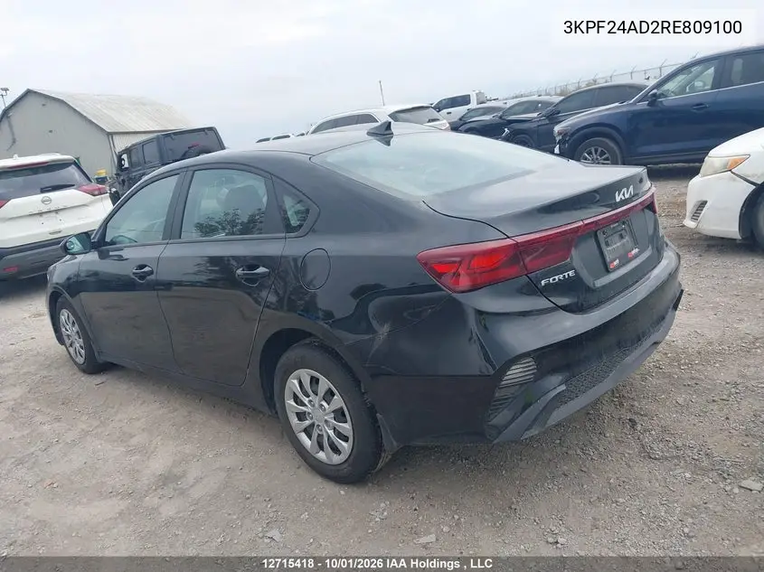 2024 KIA FORTE VIN 3KPF24AD2RE809100 — фото 3