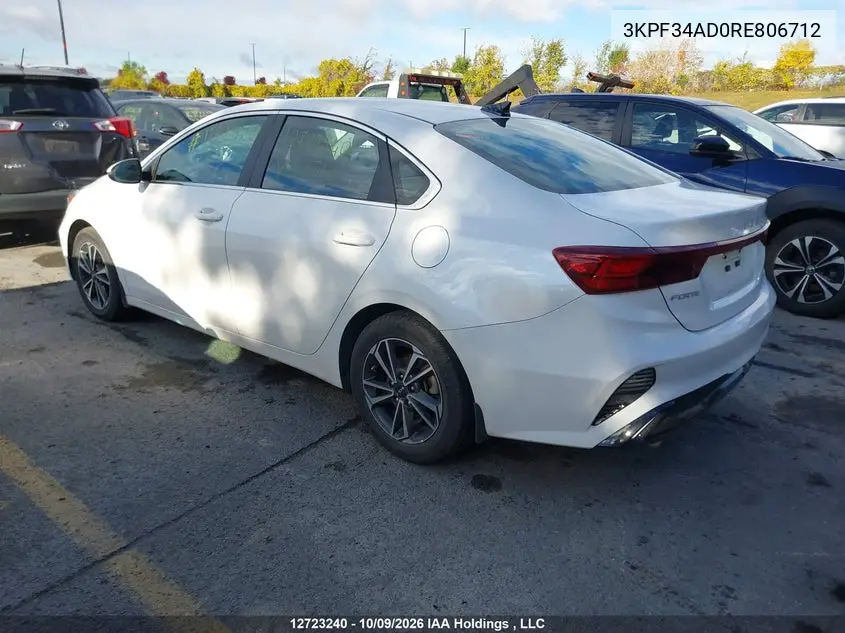 2024 KIA FORTE VIN 3KPF34AD0RE806712 — фото 4