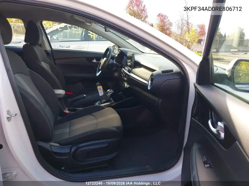 2024 KIA FORTE VIN 3KPF34AD0RE806712 — фото 6