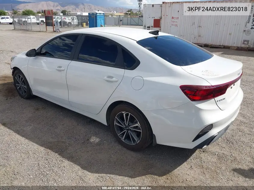 2024 KIA FORTE VIN 3KPF24ADXRE823018 — фото 3