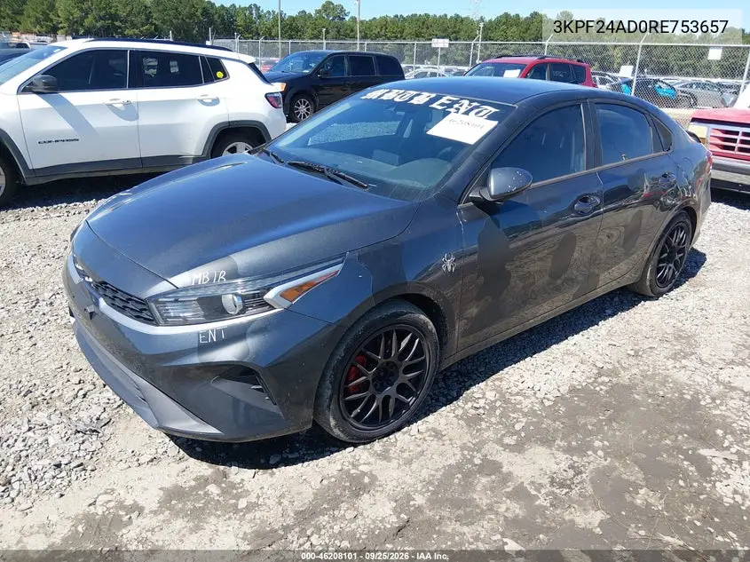 2024 KIA FORTE VIN 3KPF24AD0RE753657 — фото 2