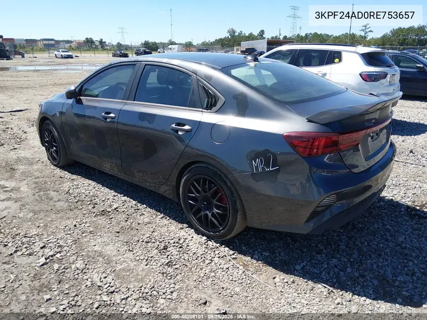 2024 KIA FORTE VIN 3KPF24AD0RE753657 — фото 3