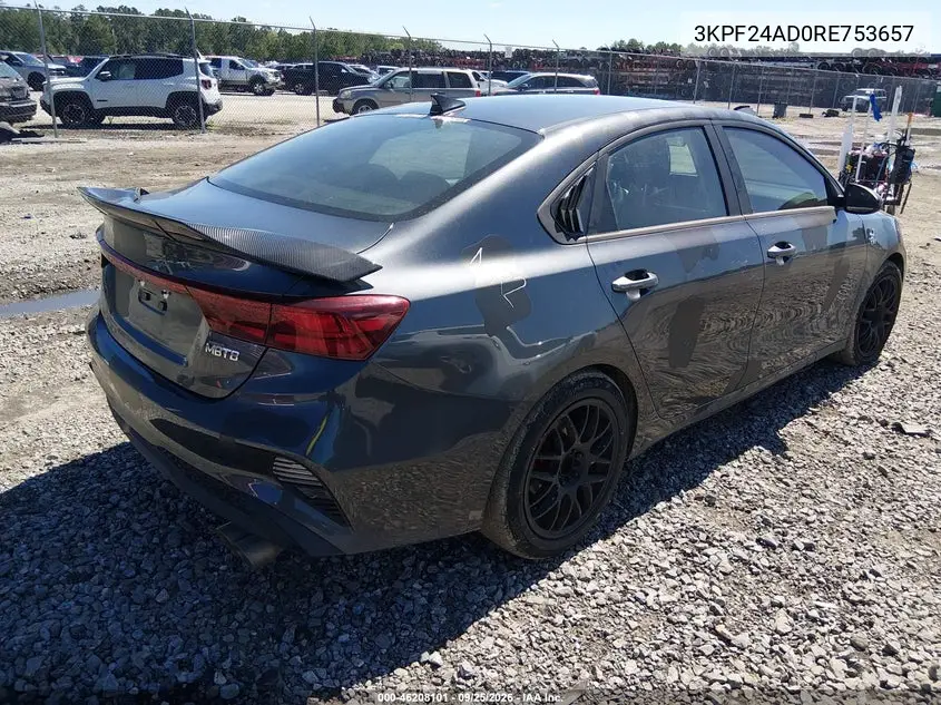 2024 KIA FORTE VIN 3KPF24AD0RE753657 — фото 4