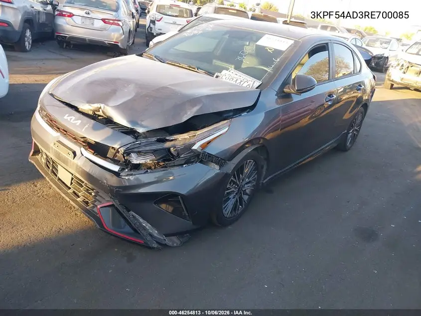 2024 KIA FORTE VIN 3KPF54AD3RE700085 — фото 2