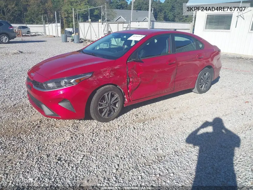 2024 KIA FORTE VIN 3KPF24AD4RE767707 — фото 2