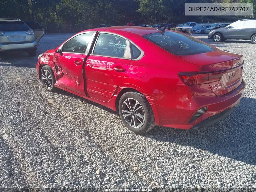 2024 KIA FORTE VIN 3KPF24AD4RE767707 — фото 3