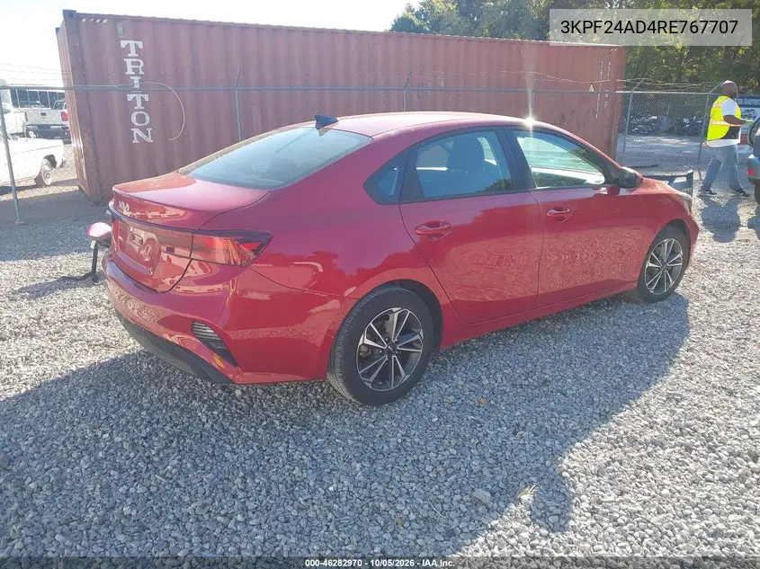 2024 KIA FORTE VIN 3KPF24AD4RE767707 — фото 4