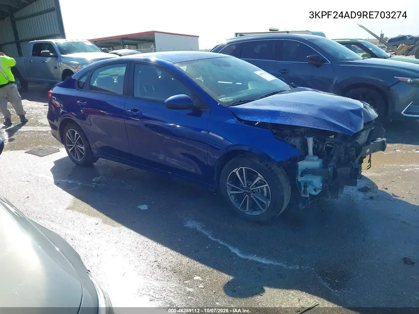 KIA FORTE 2024, VIN 3KPF24AD9RE703274