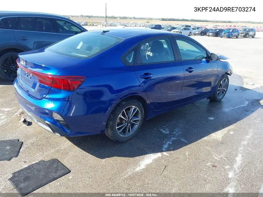 2024 KIA FORTE VIN 3KPF24AD9RE703274 — фото 4