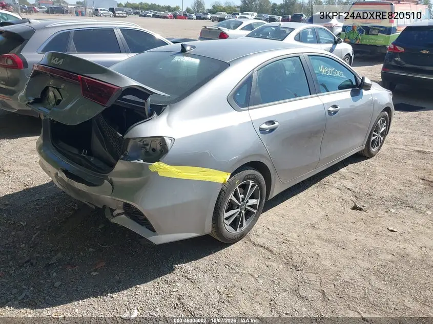2024 KIA FORTE VIN 3KPF24ADXRE820510 — фото 4