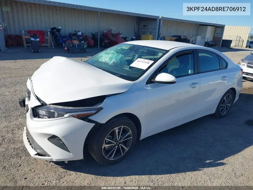 2024 KIA FORTE VIN 3KPF24AD8RE706912 — фото 2