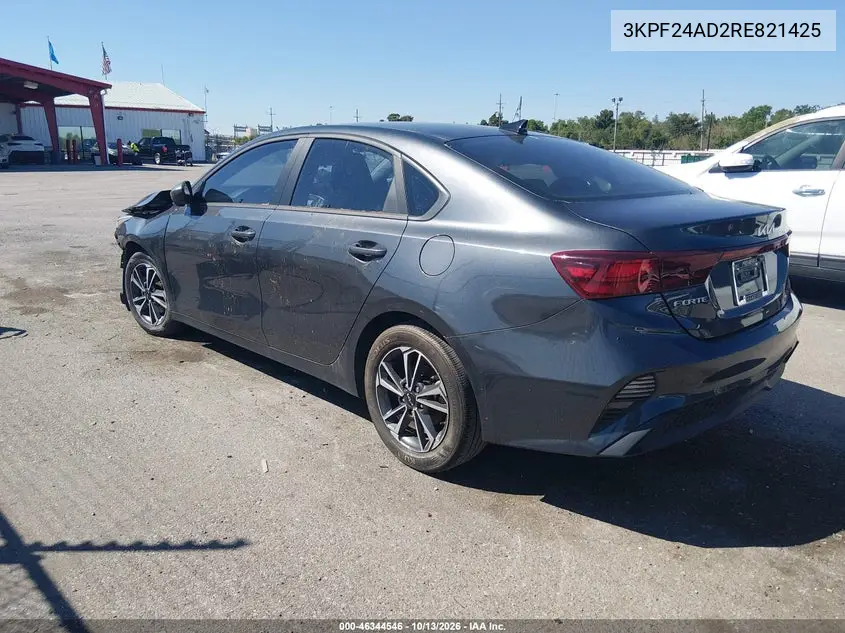 2024 KIA FORTE VIN 3KPF24AD2RE821425 — фото 3