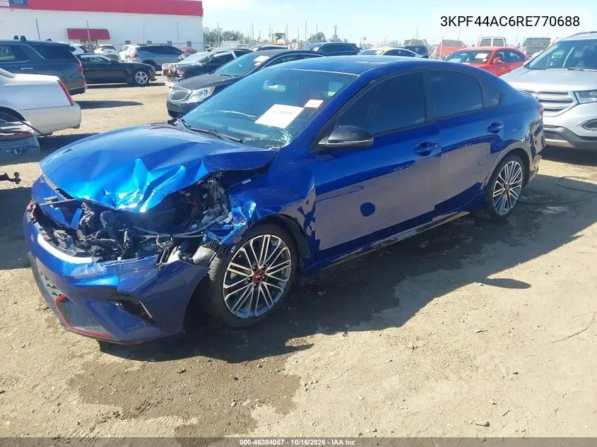 2024 KIA FORTE VIN 3KPF44AC6RE770688 — фото 2