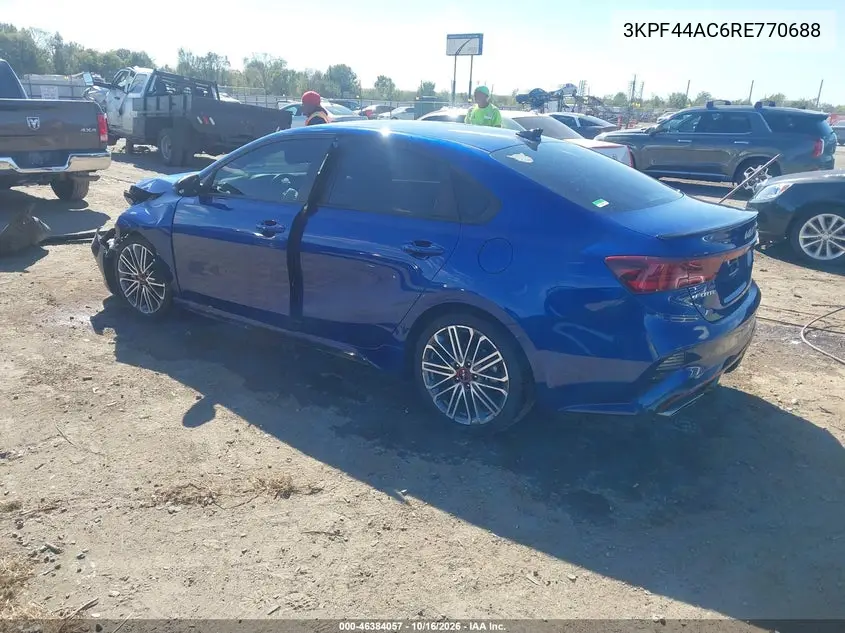 2024 KIA FORTE VIN 3KPF44AC6RE770688 — фото 3