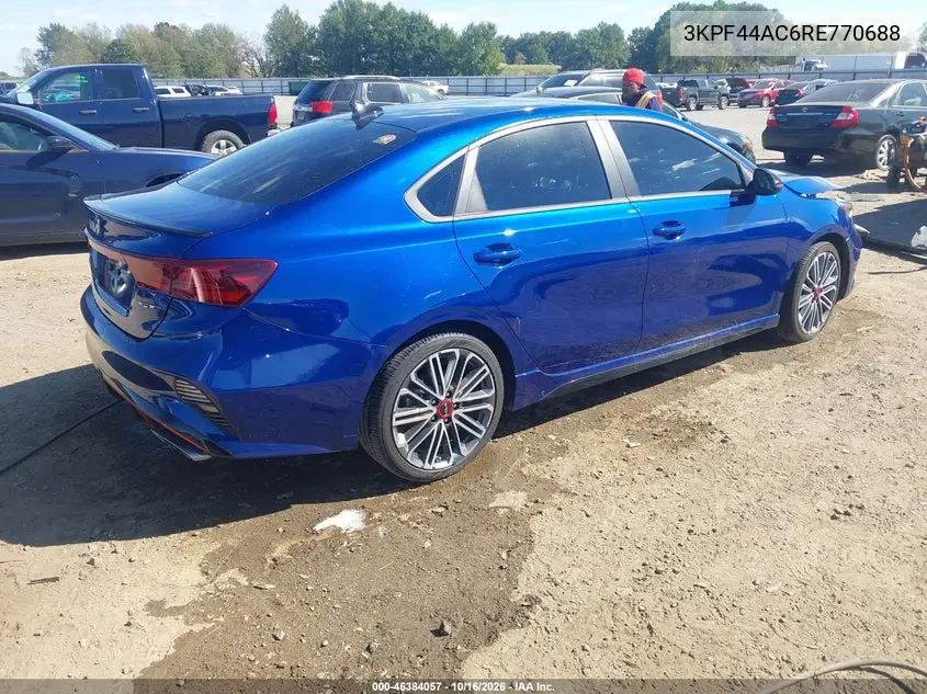 2024 KIA FORTE VIN 3KPF44AC6RE770688 — фото 4