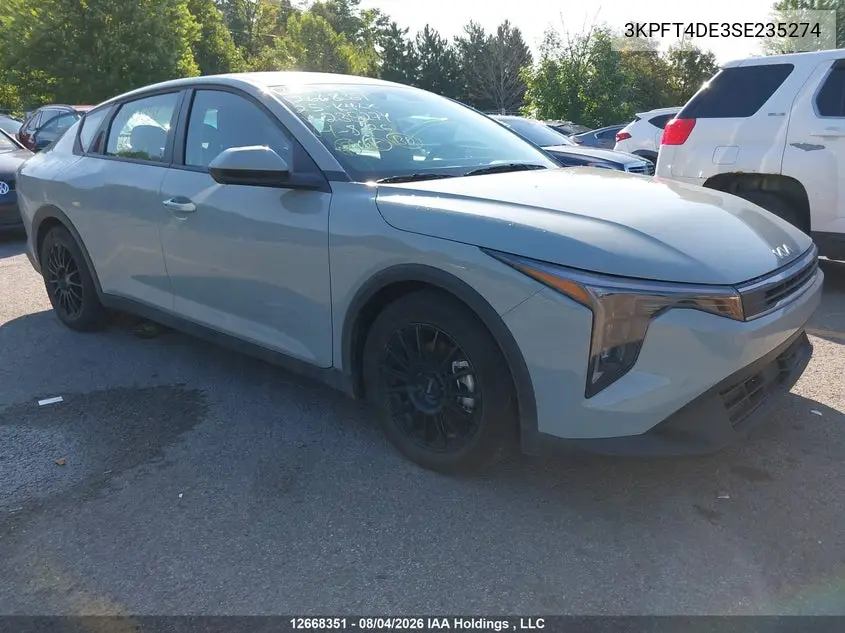 KIA K4 2025, VIN 3KPFT4DE3SE235274