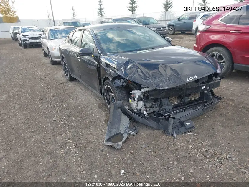 KIA K4 2025, VIN 3KPFU4DE6SE149437