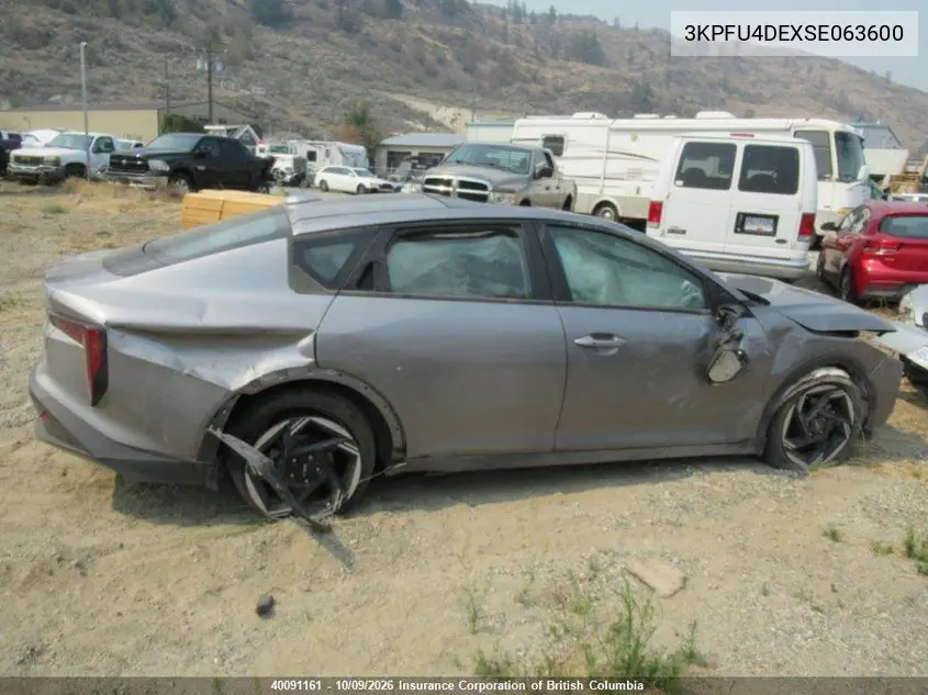 2025 KIA K4 VIN 3KPFU4DEXSE063600 — фото 4