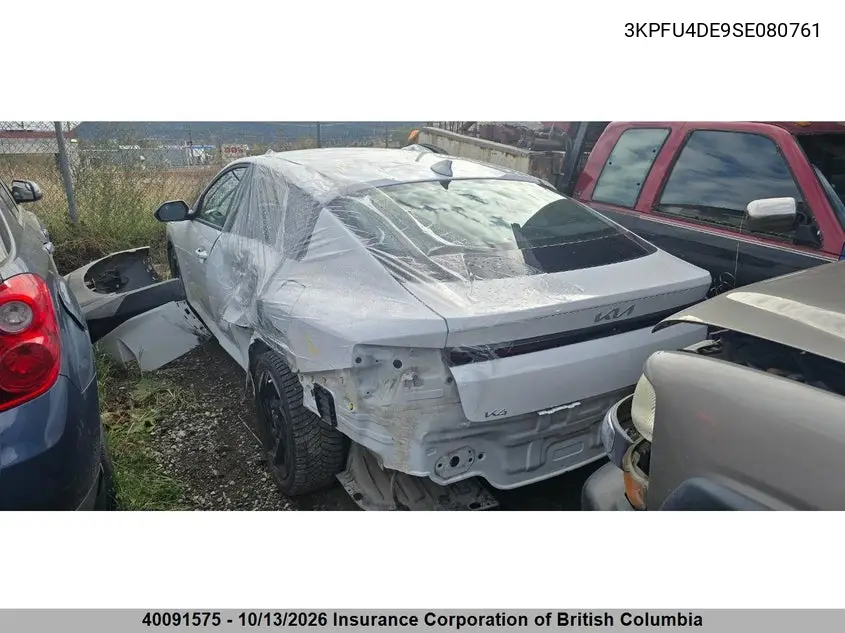 2025 KIA K4 VIN 3KPFU4DE9SE080761 — фото 3