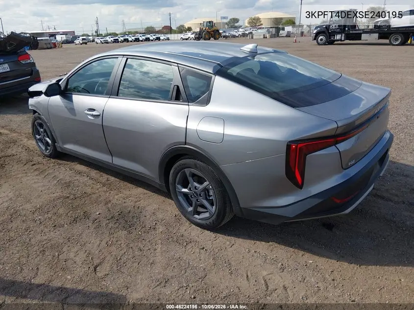 2025 KIA K4 VIN 3KPFT4DEXSE240195 — фото 3