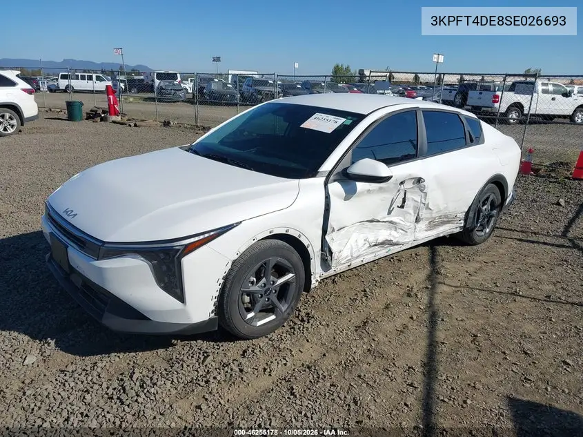 2025 KIA K4 VIN 3KPFT4DE8SE026693 — фото 2