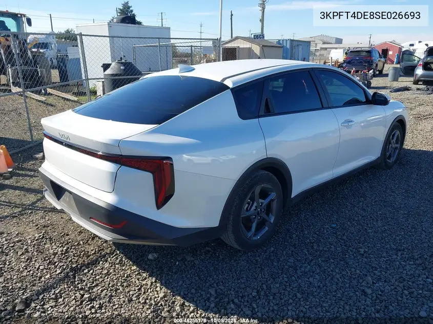 2025 KIA K4 VIN 3KPFT4DE8SE026693 — фото 4