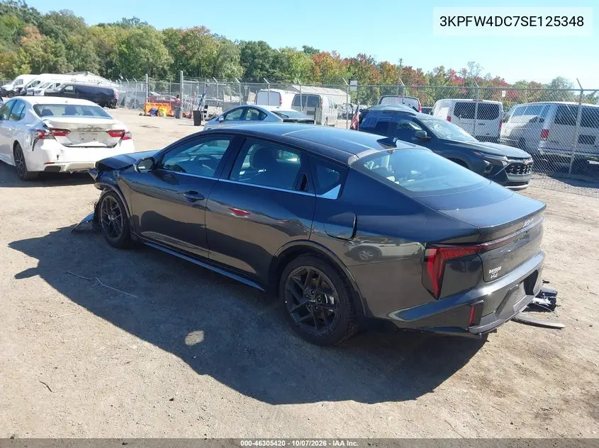 2025 KIA K4 VIN 3KPFW4DC7SE125348 — фото 3