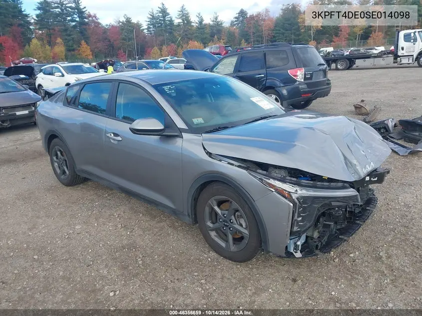 KIA K4 2025, VIN 3KPFT4DE0SE014098