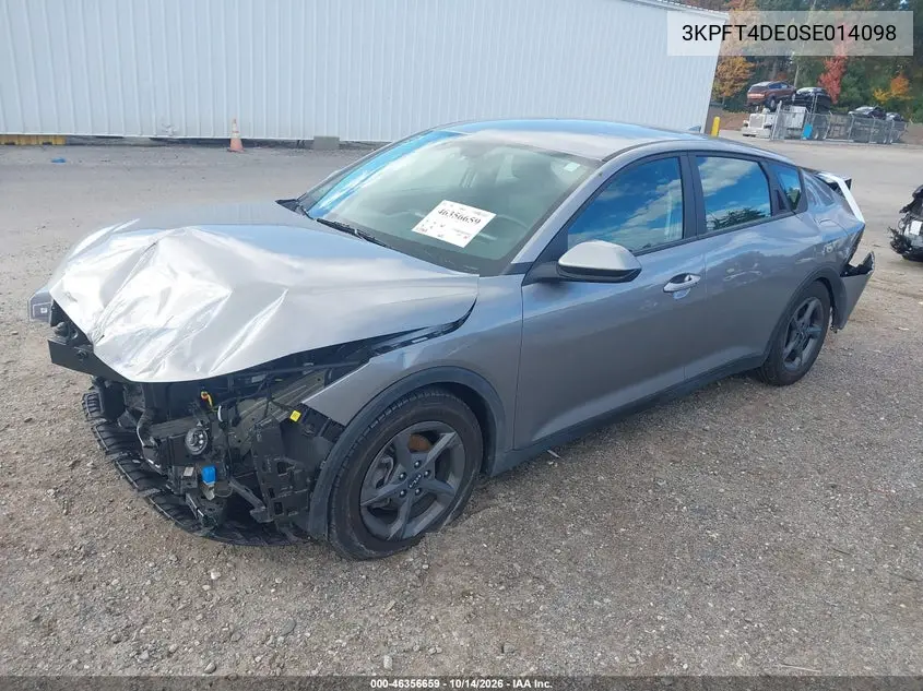 2025 KIA K4 VIN 3KPFT4DE0SE014098 — фото 2