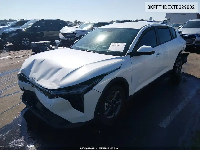 2026 KIA K4 VIN 3KPFT4DEXTE329802 — фото 2