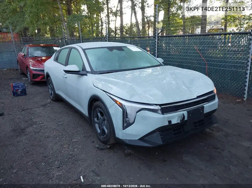 KIA K4 2026, VIN 3KPFT4DE2TE251113