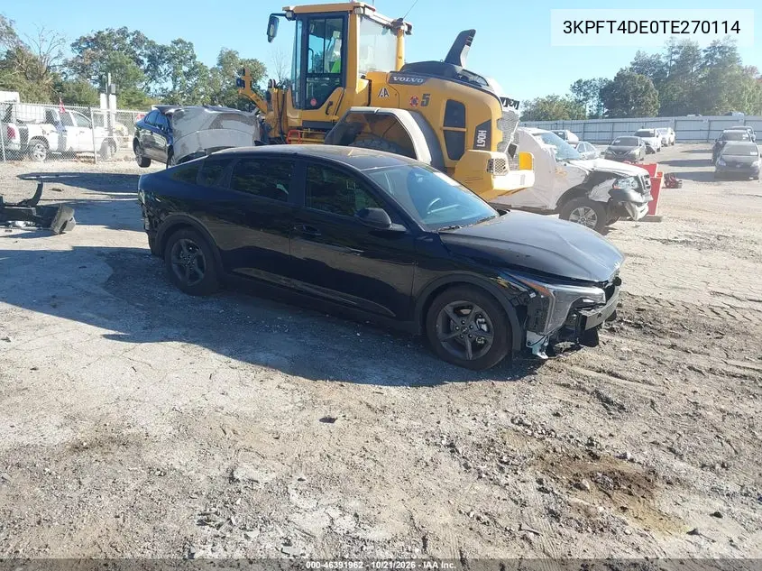 KIA K4 2026, VIN 3KPFT4DE0TE270114