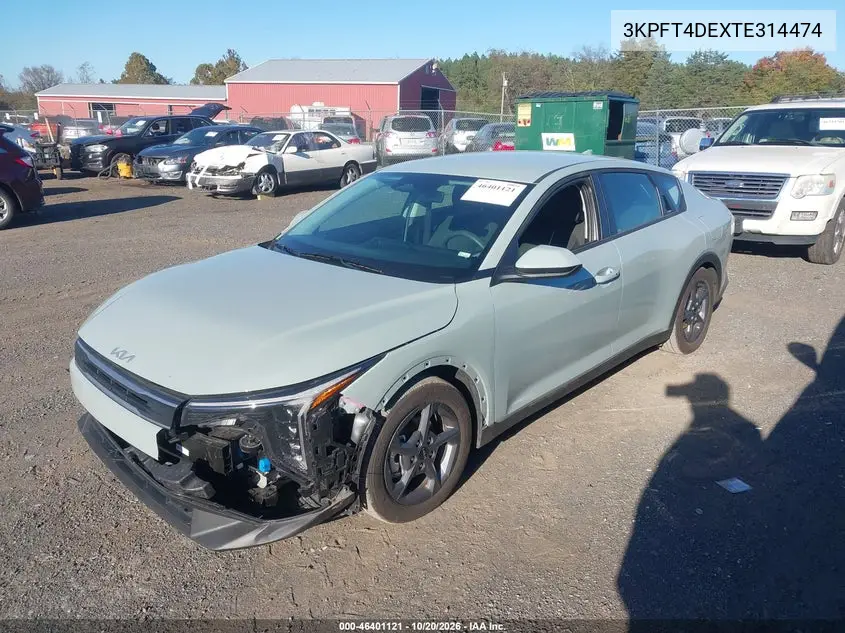 2026 KIA K4 VIN 3KPFT4DEXTE314474 — фото 2