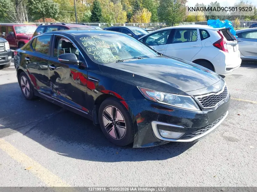 KIA K5 2012, VIN KNAGM4AD9C5019520