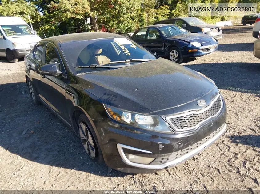 KIA K5 2012, VIN KNAGM4AD7C5035800