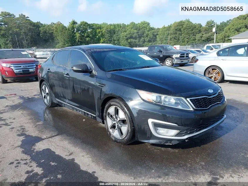 KIA K5 2013, VIN KNAGM4AD8D5058665