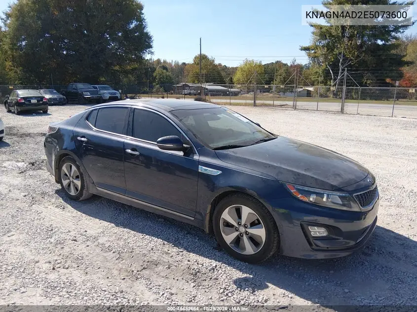 KIA K5 2014, VIN KNAGN4AD2E5073600