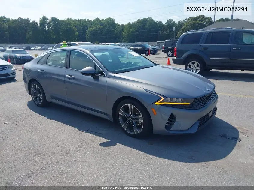 KIA K5 2021, VIN 5XXG34J20MG056294