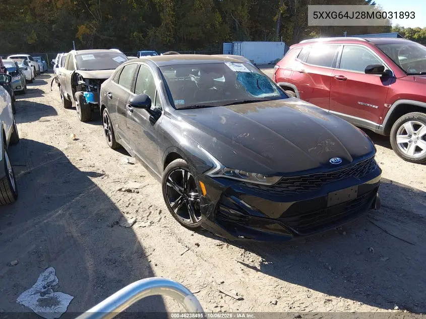 KIA K5 2021, VIN 5XXG64J28MG031893