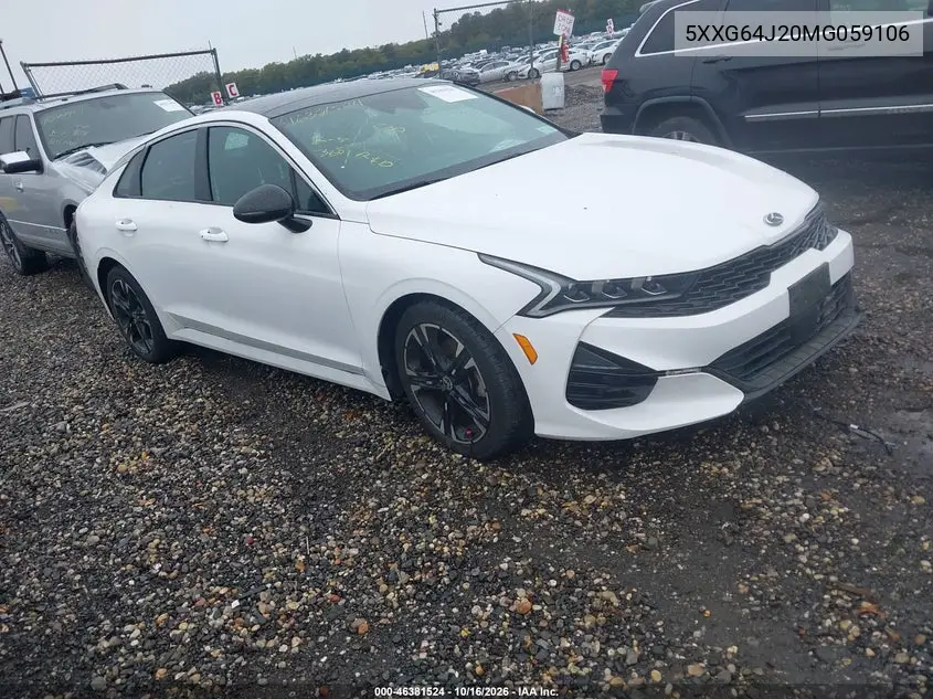 KIA K5 2021, VIN 5XXG64J20MG059106