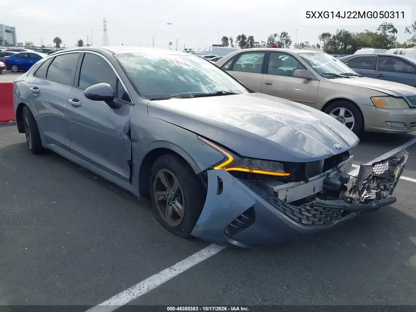 KIA K5 2021, VIN 5XXG14J22MG050311