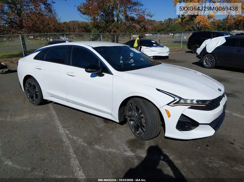 KIA K5 2021, VIN 5XXG64J29MG069438