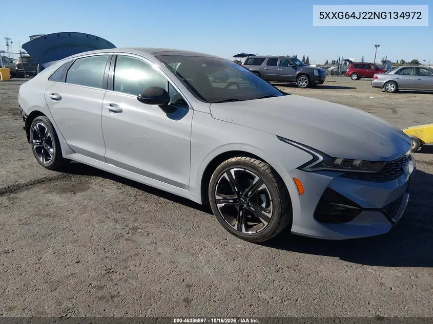 KIA K5 2022, VIN 5XXG64J22NG134972