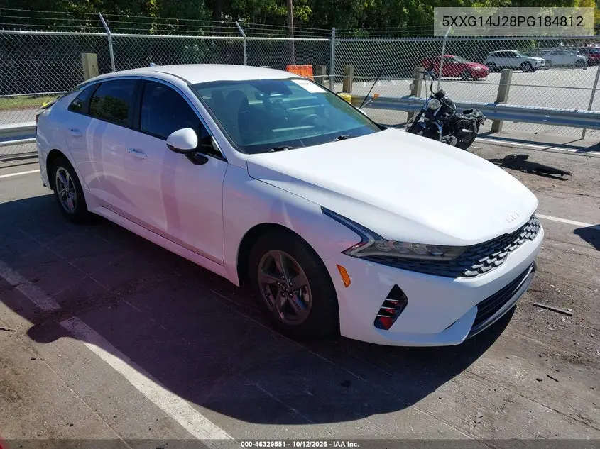 KIA K5 2023, VIN 5XXG14J28PG184812