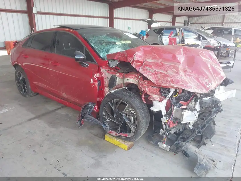 KIA K5 2025, VIN KNAG64J74S5371326