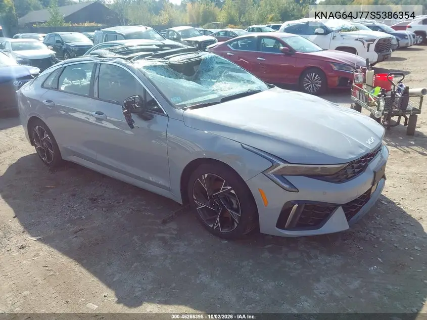 KIA K5 2025, VIN KNAG64J77S5386354