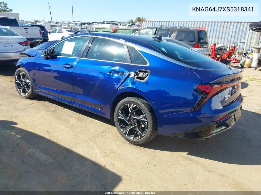 KIA K5 2025, VIN KNAG64J7XS5318341