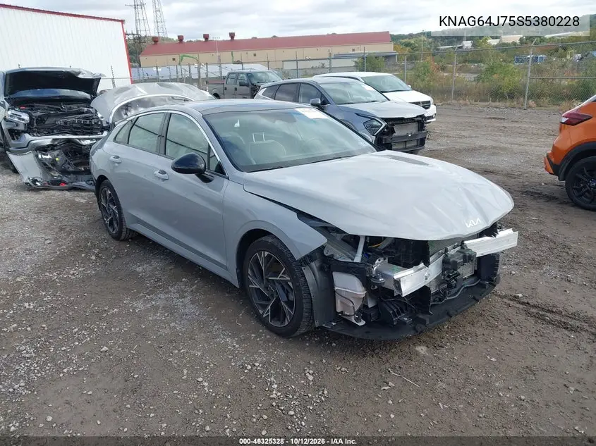 KIA K5 2025, VIN KNAG64J75S5380228