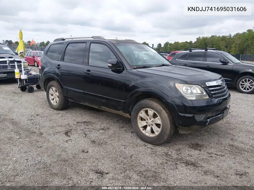 KIA MOHAVE (BORREGO) 2009, VIN KNDJJ741695031606