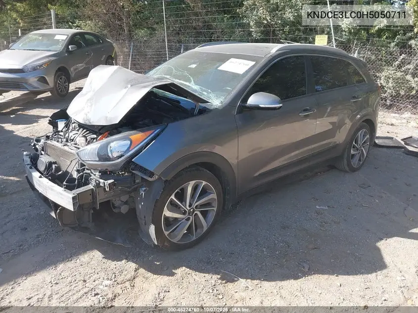 2017 KIA NIRO VIN KNDCE3LC0H5050711 — фото 2
